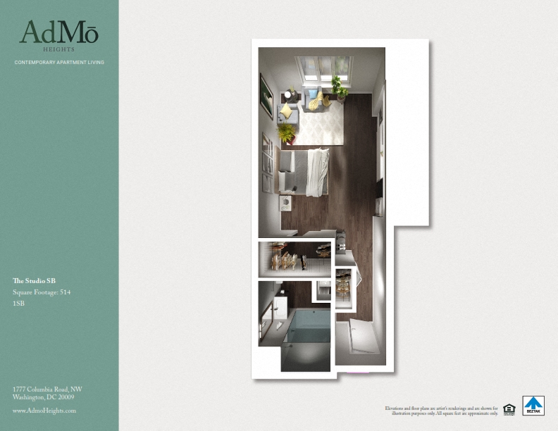 1777 Columbia Road NW Studio-1 Bed Apartment for Rent - Photo Gallery 26